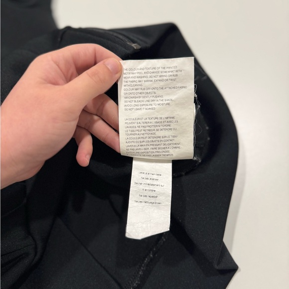 Comme des Garcons PLAY Mens Full Zip Track Jacket Size M Black - Picture 8 of 10